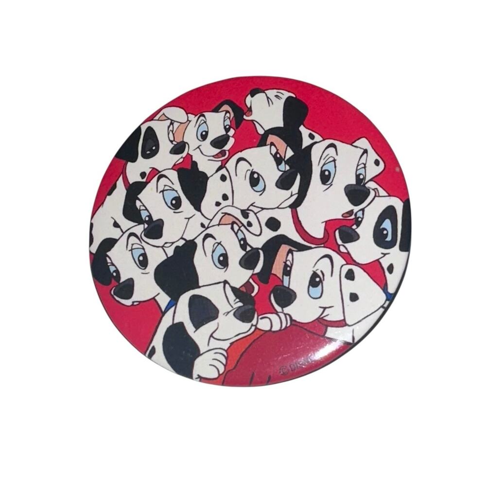 Vintage 101 Dalmatians Pin Pinback Button Badge The Walt Disney Co 90's